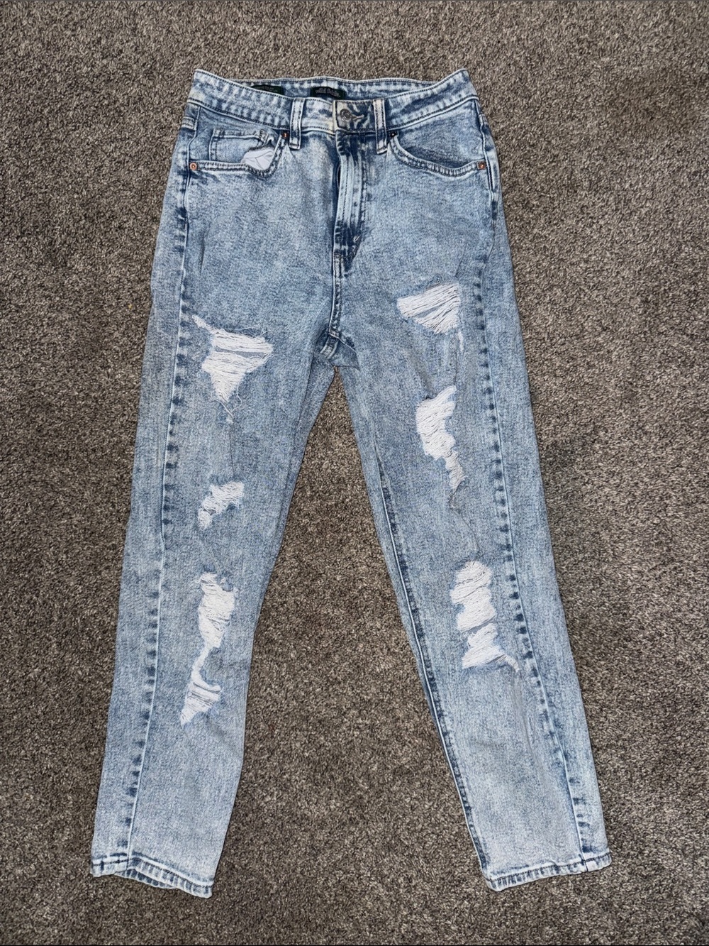 wild fable High-Rise Distressed Light Blue Jeans